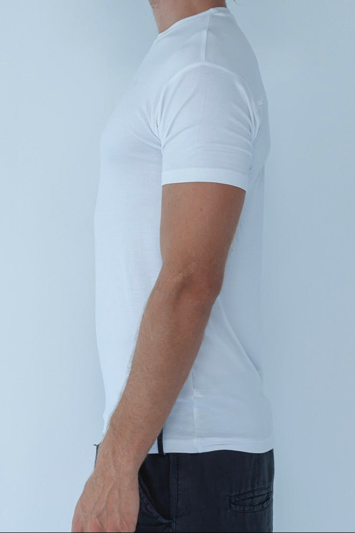 Short-sleeved viscose t-shirt MTH053 K199